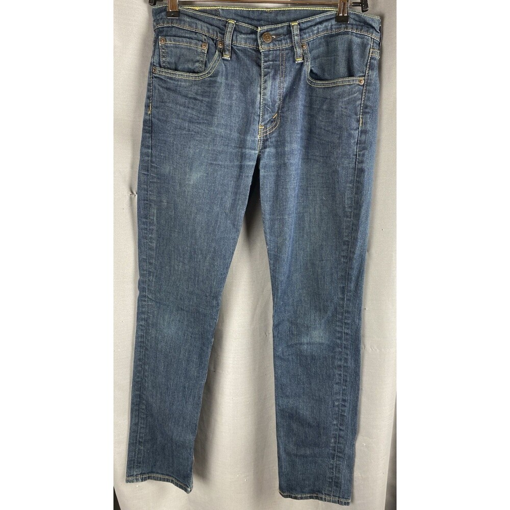Levi's 511  Mens Tag Sz 32X32 Blue Dark Wash Skinny Jeans